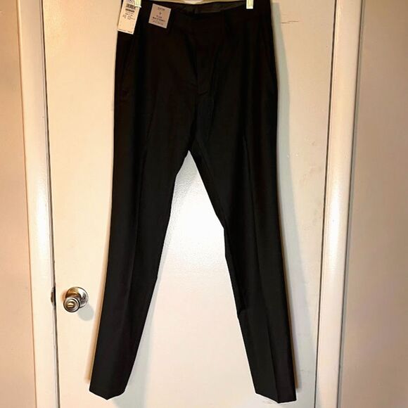 NWT Reaction Kenneth Cole Men's Charcoal Dress Slacks SZ 30W x 32L - Picture 1 of 6